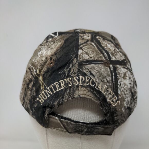 Hunter's Specialties Strapback Hat Camouflage OSFM Adjustable Embroidered Logo - Picture 5 of 7